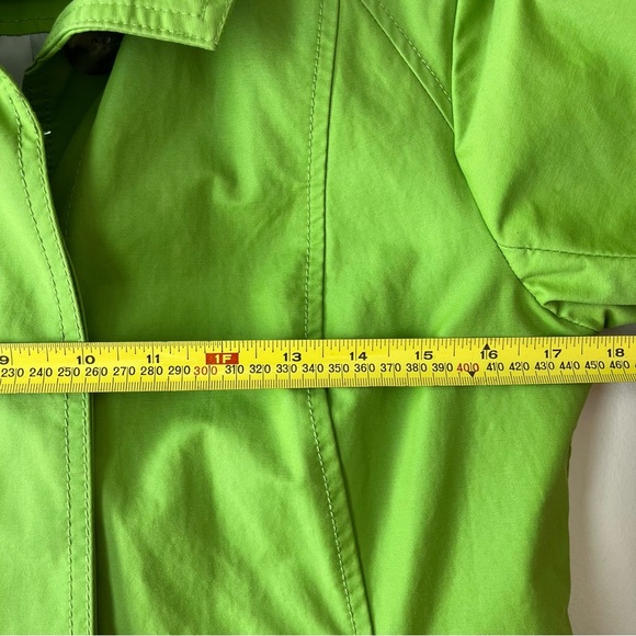 Eddie Bauer Women’s Button-Up Spring Coat – XS – Lime Green long jacket bright - Picture 10 of 11